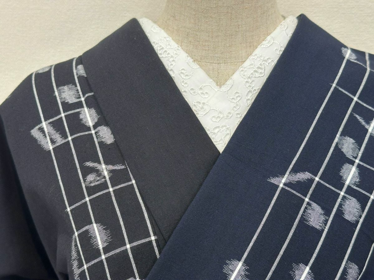 久留米絣＞In My Life（綿100%・Navy） | 着物や浴衣なら和モダン着物