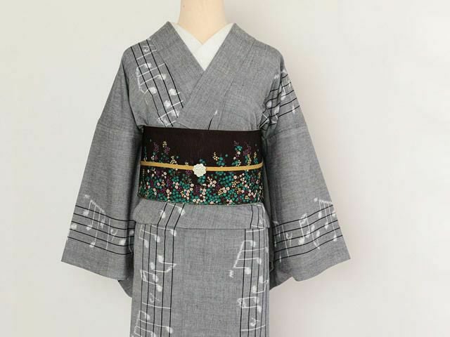 再入荷＞久留米絣 In My Life（綿100%・Gray） | 着物や浴衣なら和
