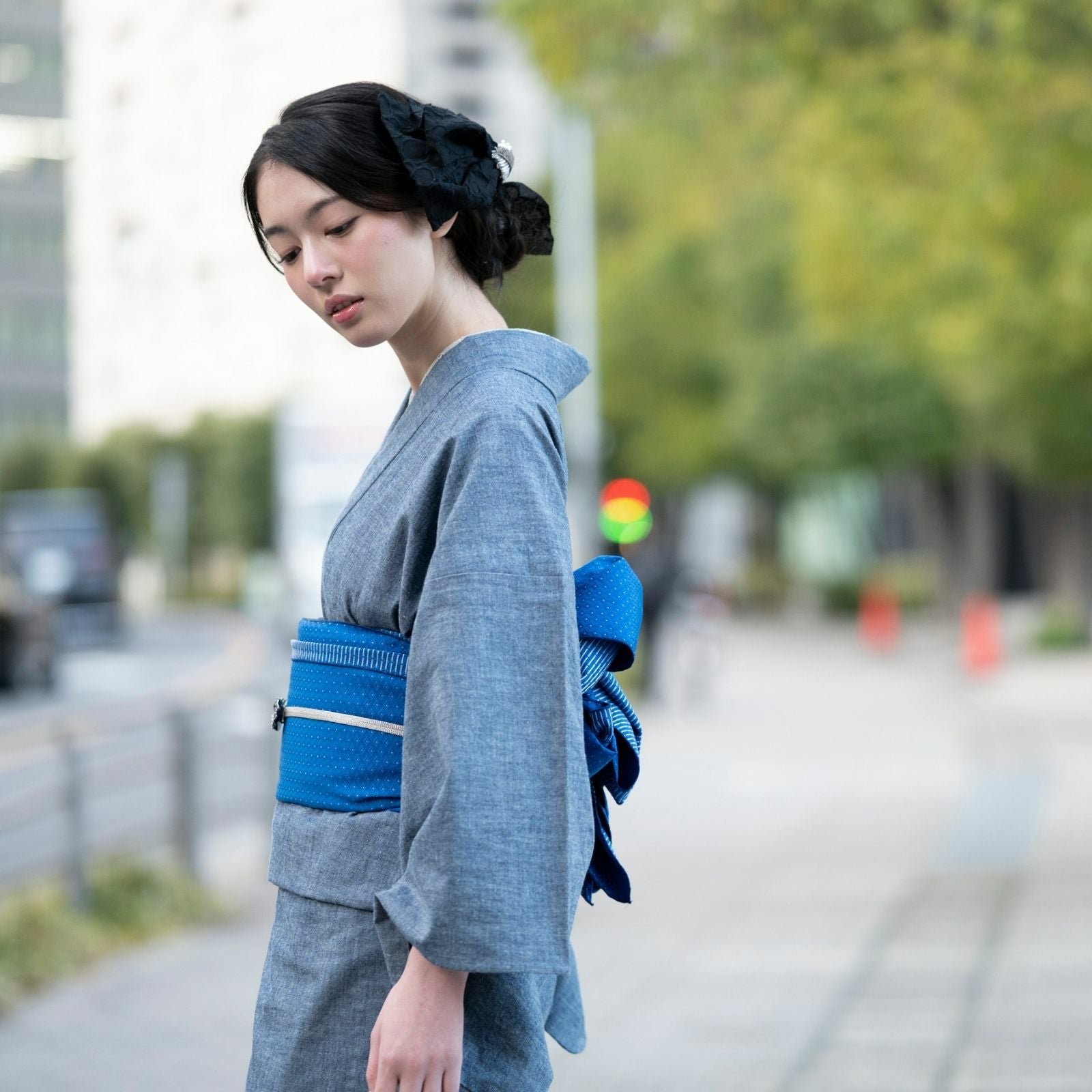 キモノ試着便＞おうちで試せる。だから、もう迷わない 。デニム着物