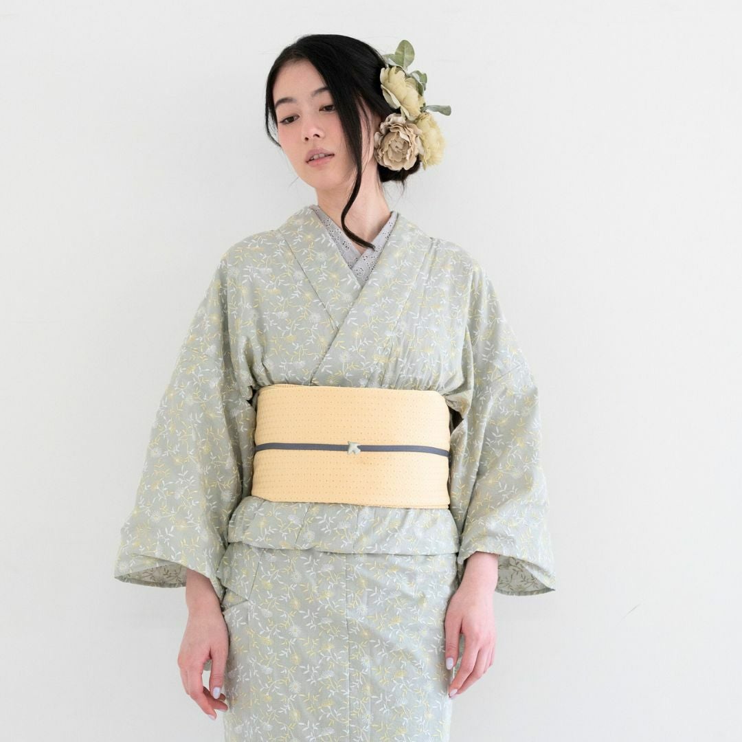 大人の兵児帯＞リバーシブル・ジャガード- 菱格子（2色） | 着物や浴衣
