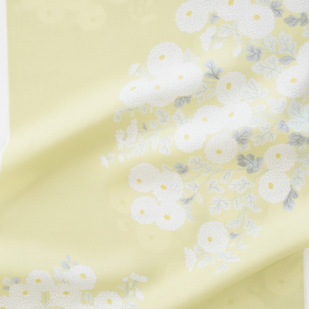 召しませ花＞セオα小紋ゆかた-小菊kanaria（ポリエステル100%｜別送品