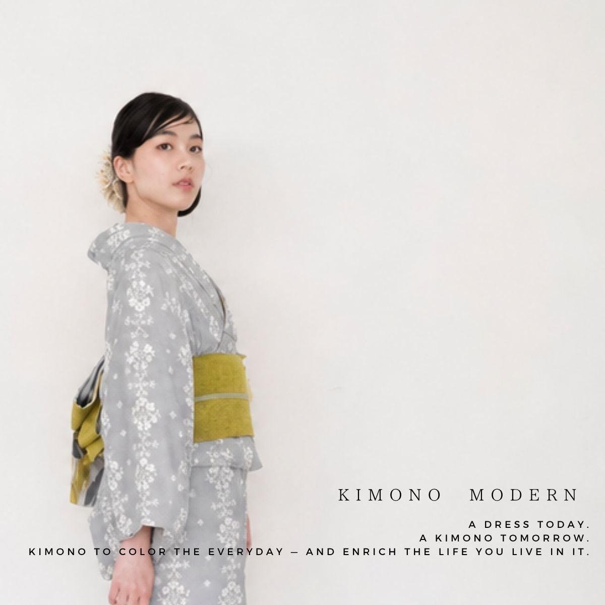 期間限定｜キモノMODERN割＞レース刺繍キモノ 星屑のステージ-星屑gray