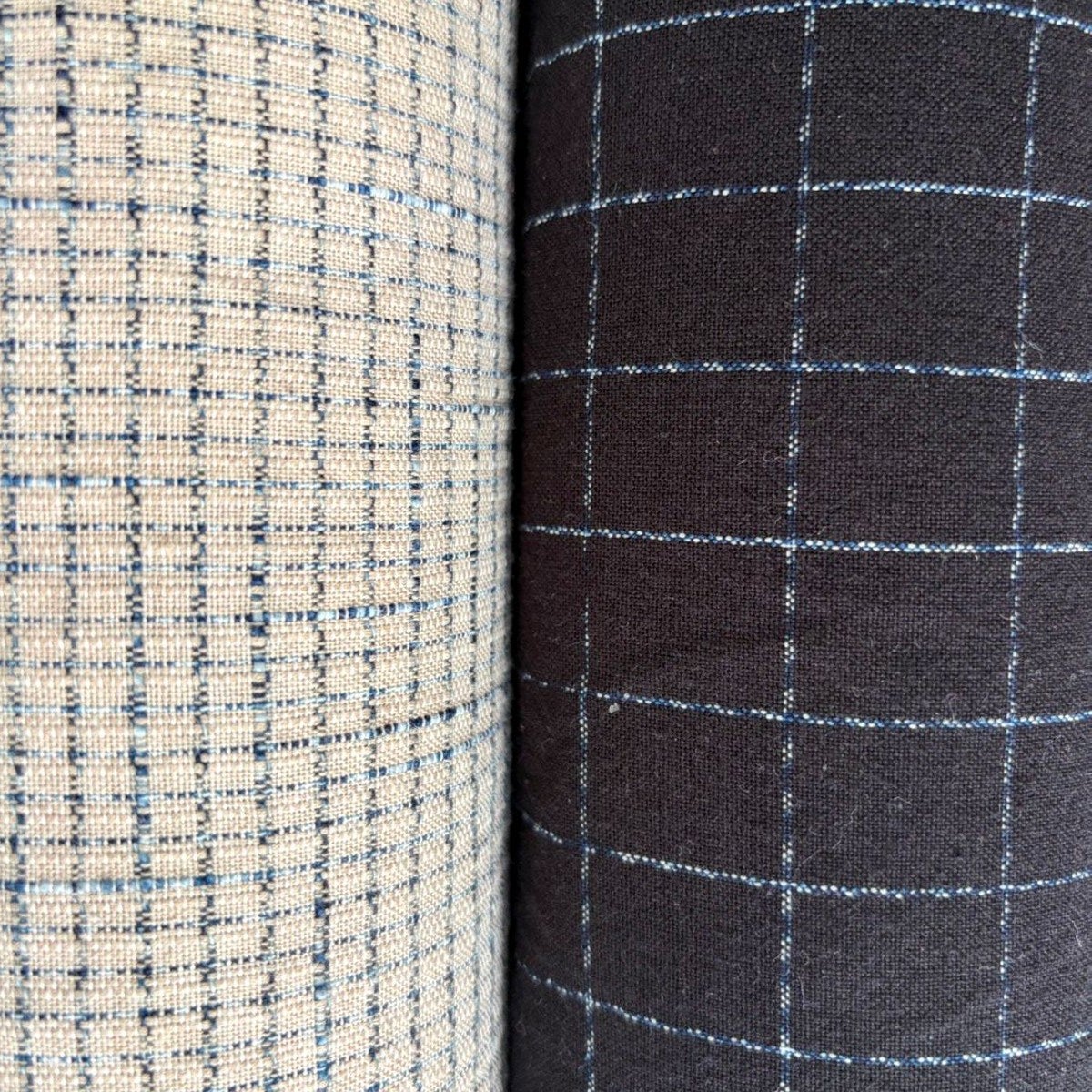 久留米絣＞現代的な色柄、昔ながらの伝統ー文人CROSS dots（綿100